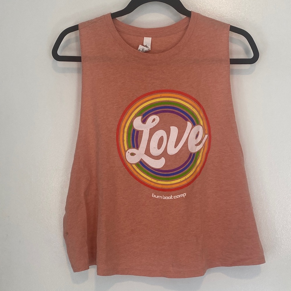 Burn Bootcamp CVC Tank - Peach